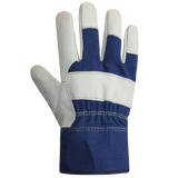 Women's Fleece Lined Cowhide/Cotton Gloves - 3036