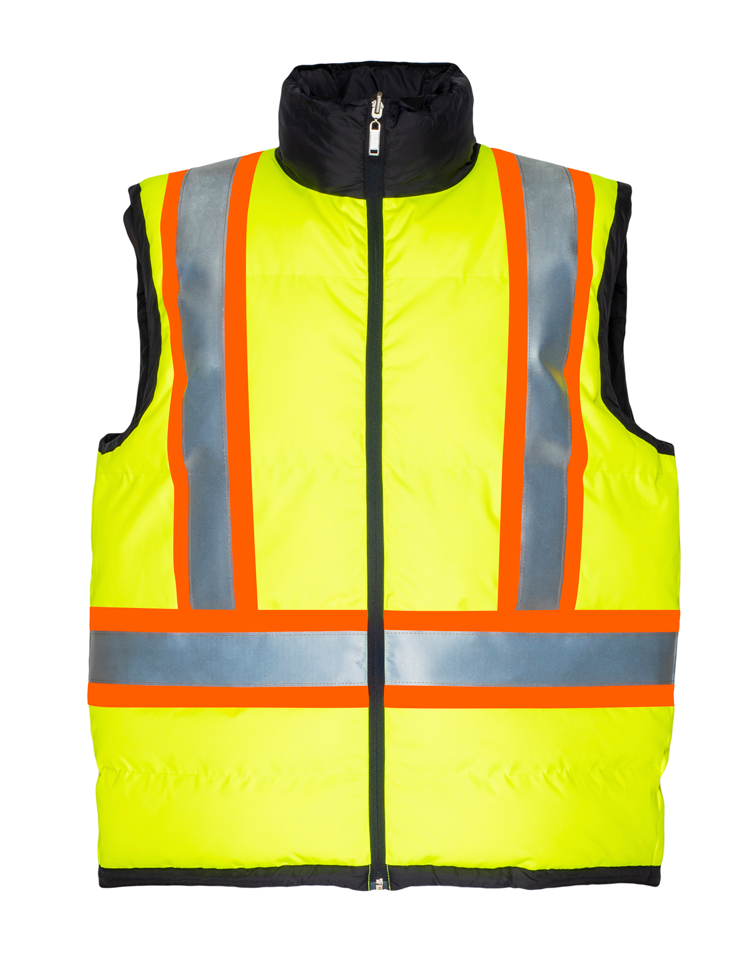 Hi-Vis Insulated & Reversible Vest - 6708