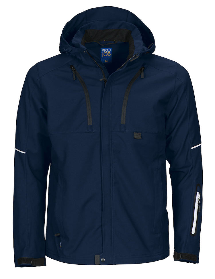 3-Layer Water Repellent Softshell, Navy