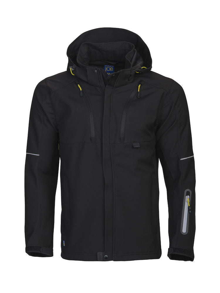 3-Layer Water Repellent Softshell, Black