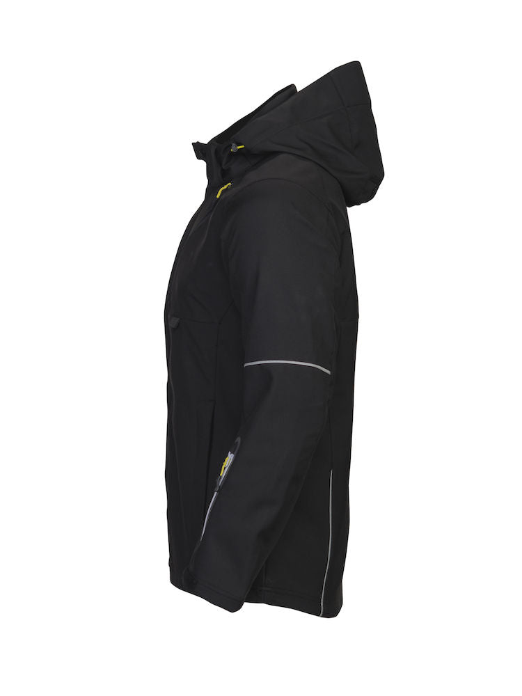 3-Layer Water Repellent Softshell, Black