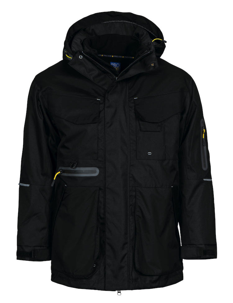 3 in 1 Parka. Black