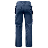 Multi-Pocket Pants, Poly-Cotton Blend, Navy