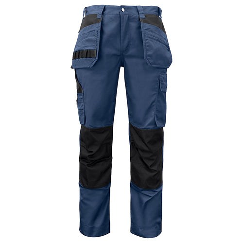 Multi-Pocket Pants, Poly-Cotton Blend, Navy