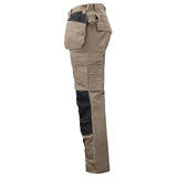 Multi-Pocket Pants, Poly-Cotton Blend, Khaki