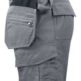 Multi-Pocket Shorts, Poly-Cotton Blend, Grey