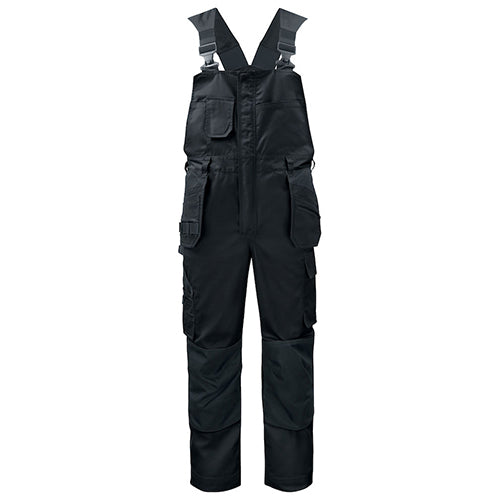 Multi-Pocket Overalls , Black